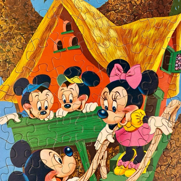 Mickey Mouse jigsaw puzzle, vintage Whitman 1969, 99 piece, 10" x 13" - Picture 6 of 11